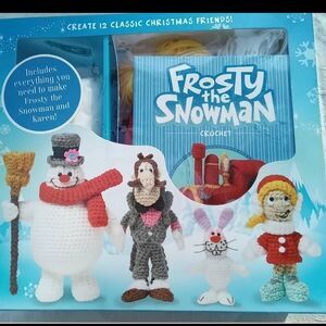 NIB Frosty the Snowman Crotcheting Kit